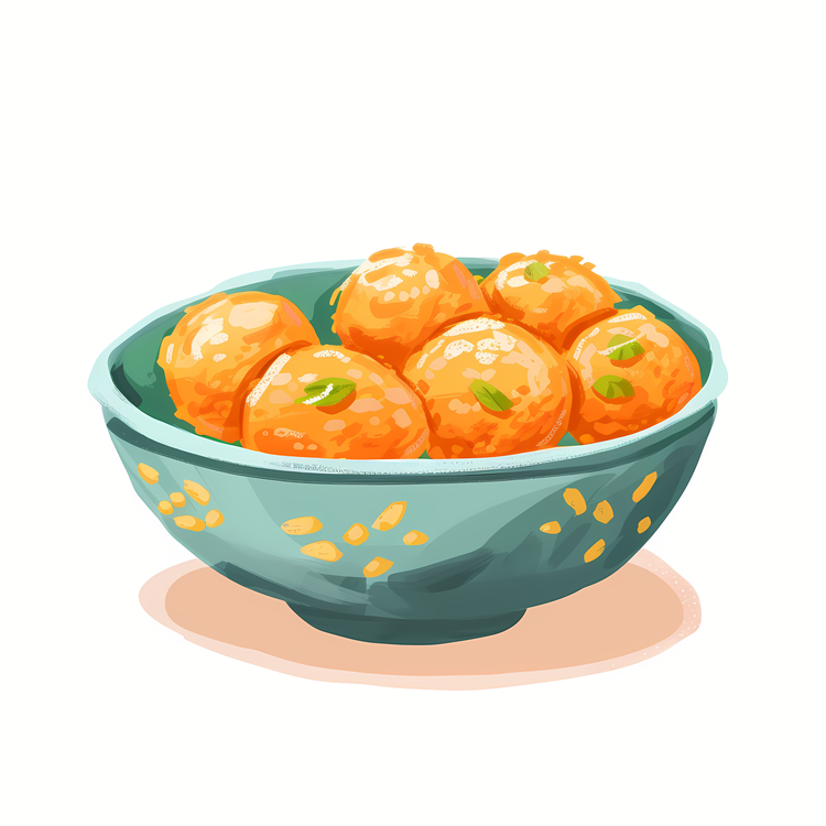 Laddu,Bowl Of Food,Food In A Bowl
