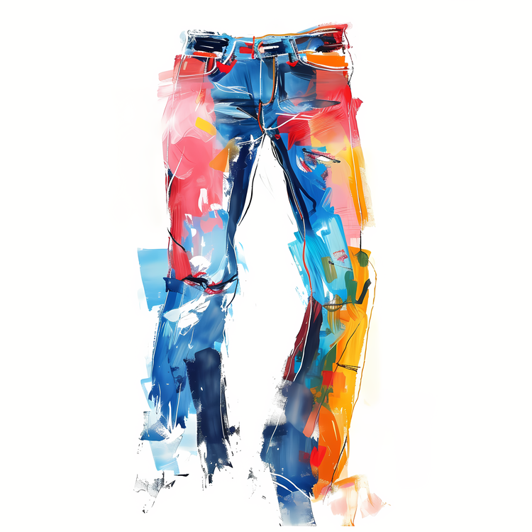 Jeans,For   Are Pants,Colorful