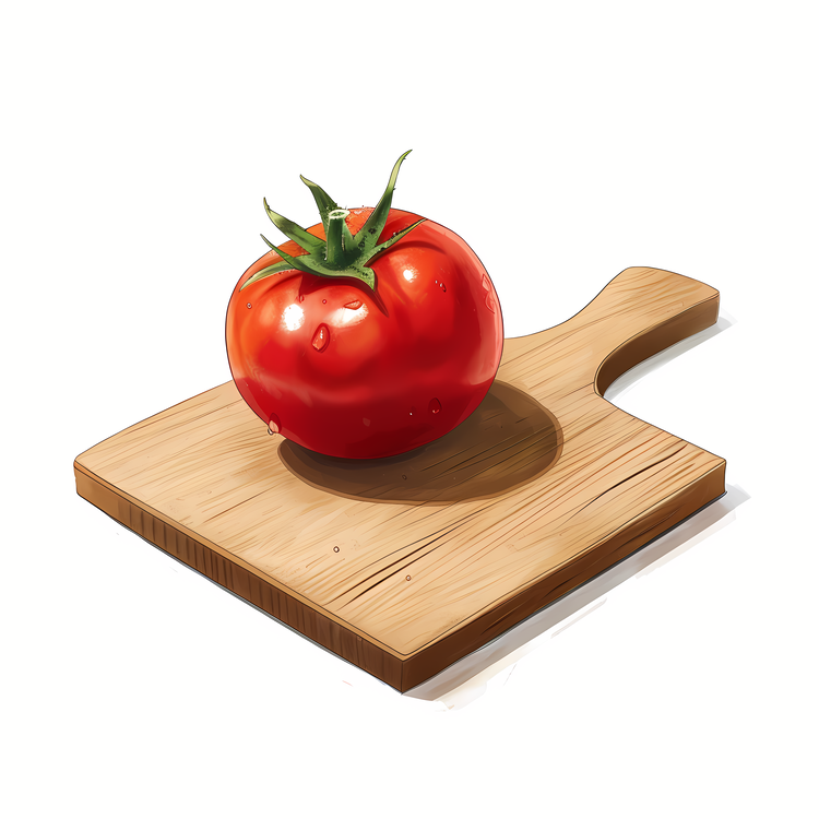 Cherry Tomato,Tomato,Wooden Cutting Board