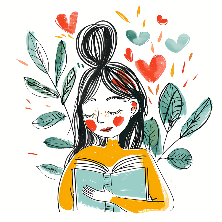 Book Lover,Book,Girl Reading