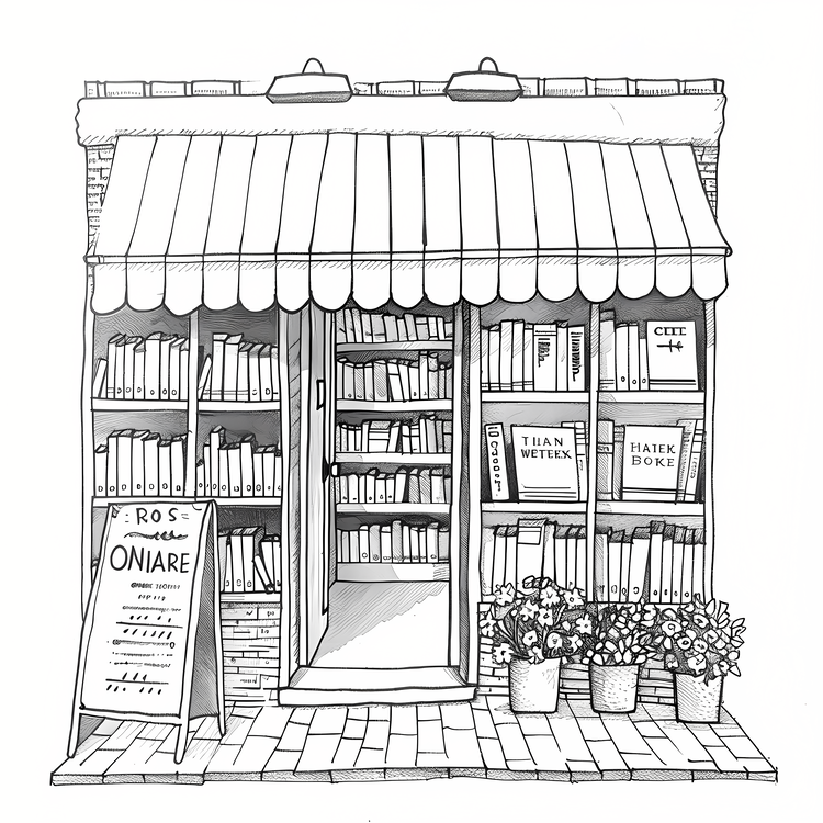 Bookstore,Bookseller,Bookstore Front