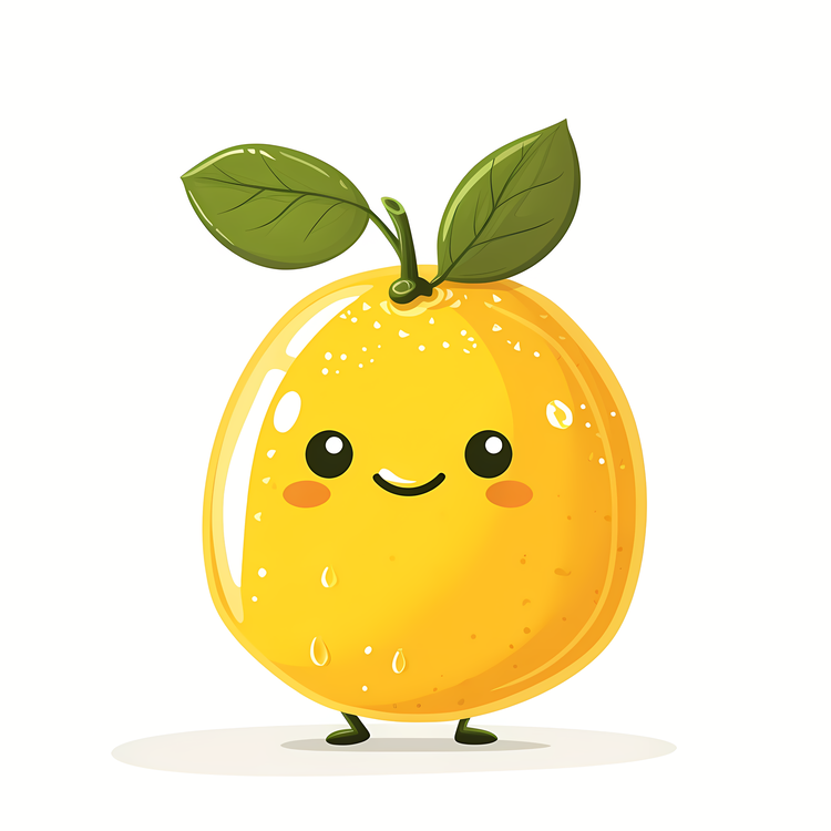 Cartoon Lemon,Lemon,Kawaii