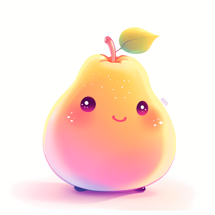 Cartoon Pear,Cartoon Fruit,Sweet