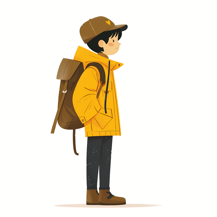 Boy With Backpack,Backpack,Hiking