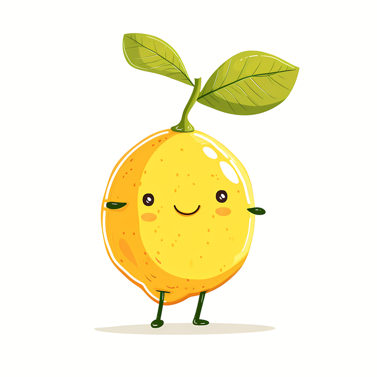 Cartoon Lemon,Lemon,Cute Lemon