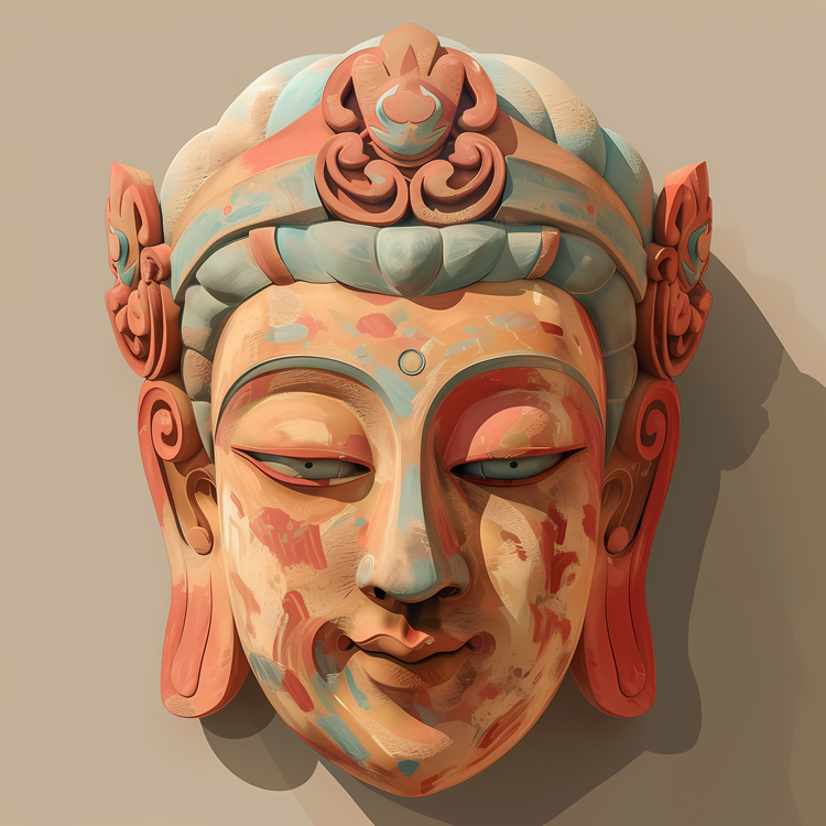Buddha,Face,Sculpture