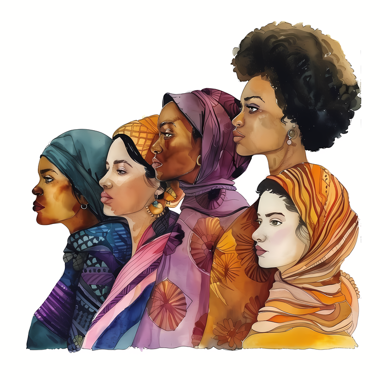 Womens History Month,African American Women,Colorful