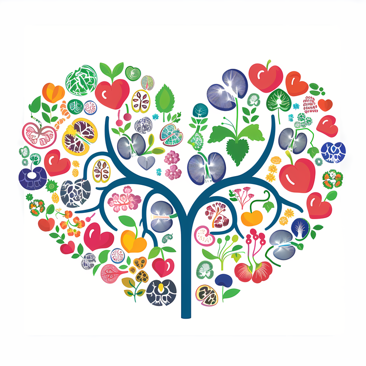 World Kidney Day,Tree Of Life,Heart Shape