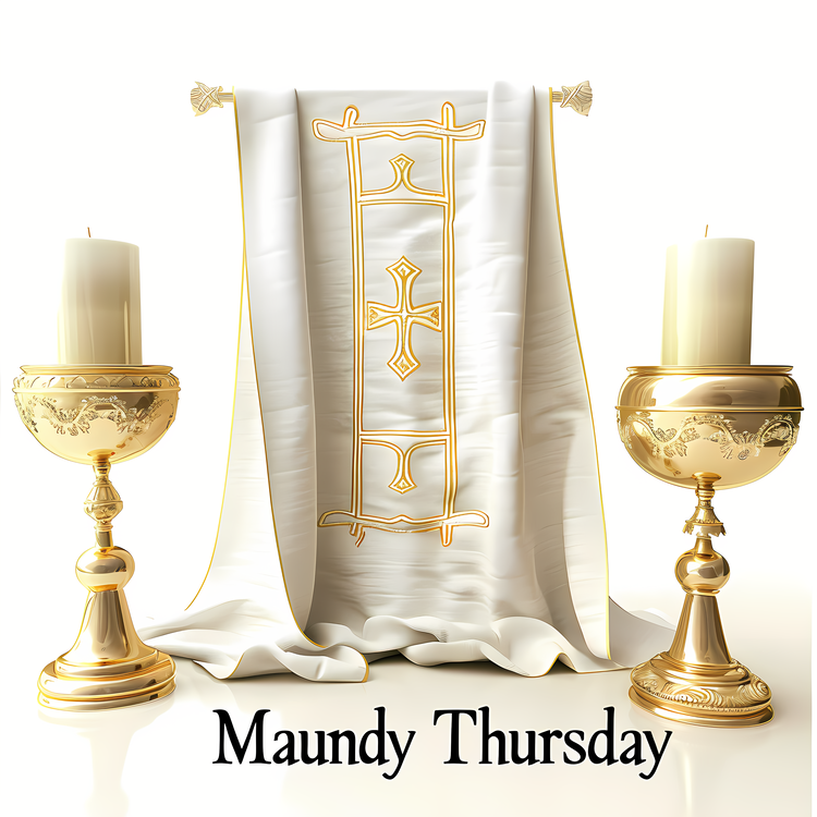Maundy Thursday,Candles,White