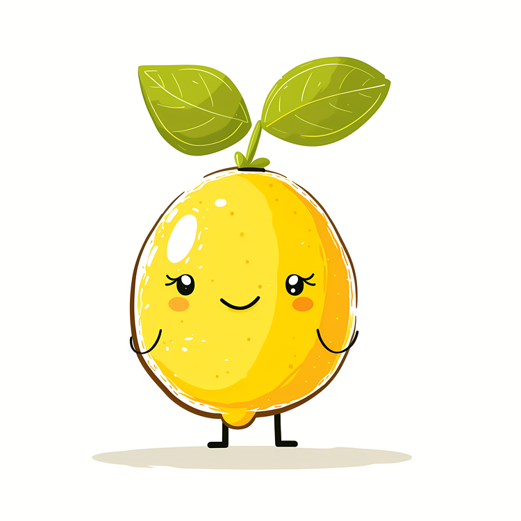 Cartoon Lemon,Lemon,Cute