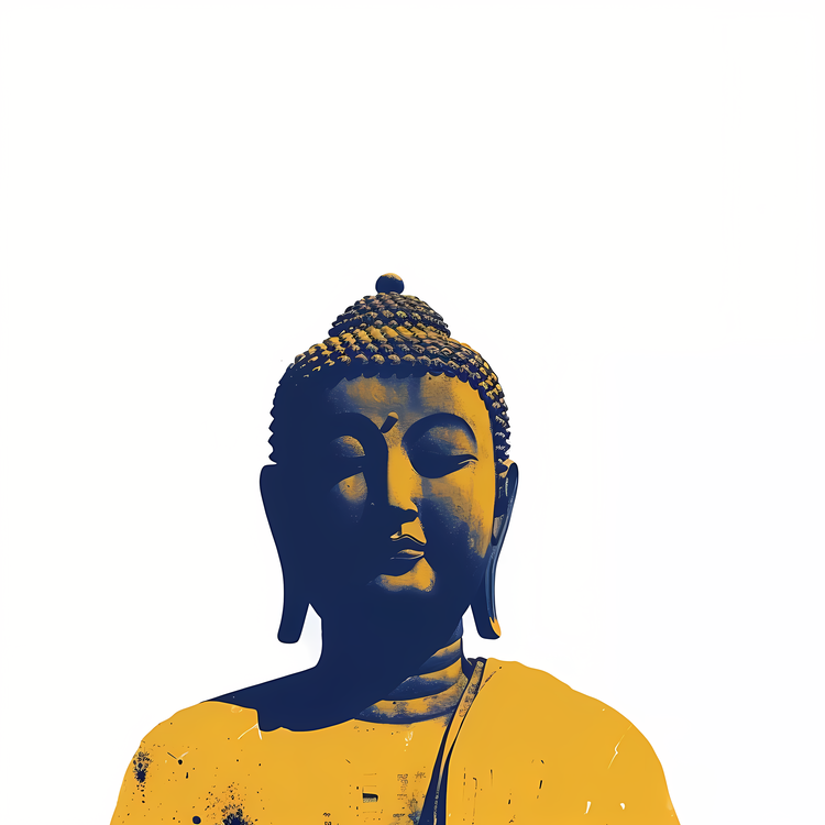 Buddha,Yellow,Sculpture