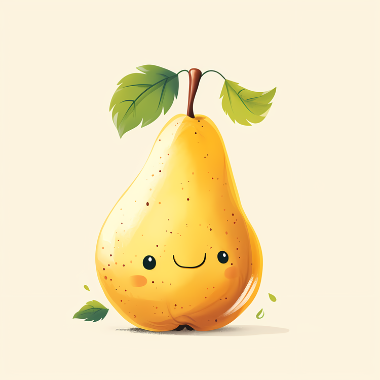 Cartoon Pear,Cartoon,Fruit