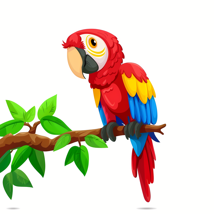 Macaw,Parrot,Vector