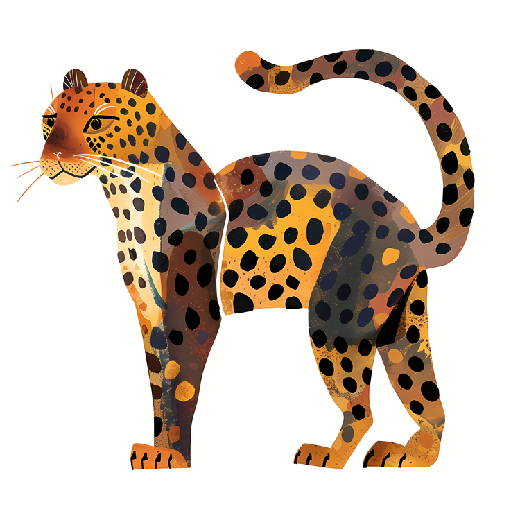 Abstract Leopard,Leopard,Animal