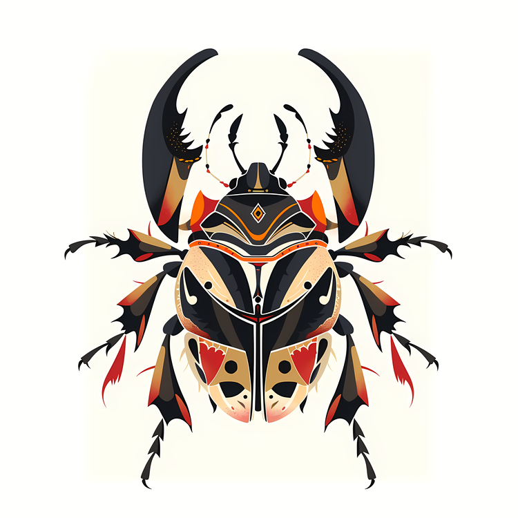 Tibetan Beetle,Tattoo,Tribal