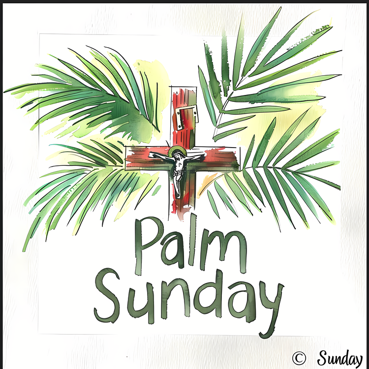 Palm Sunday,Sun,Cross