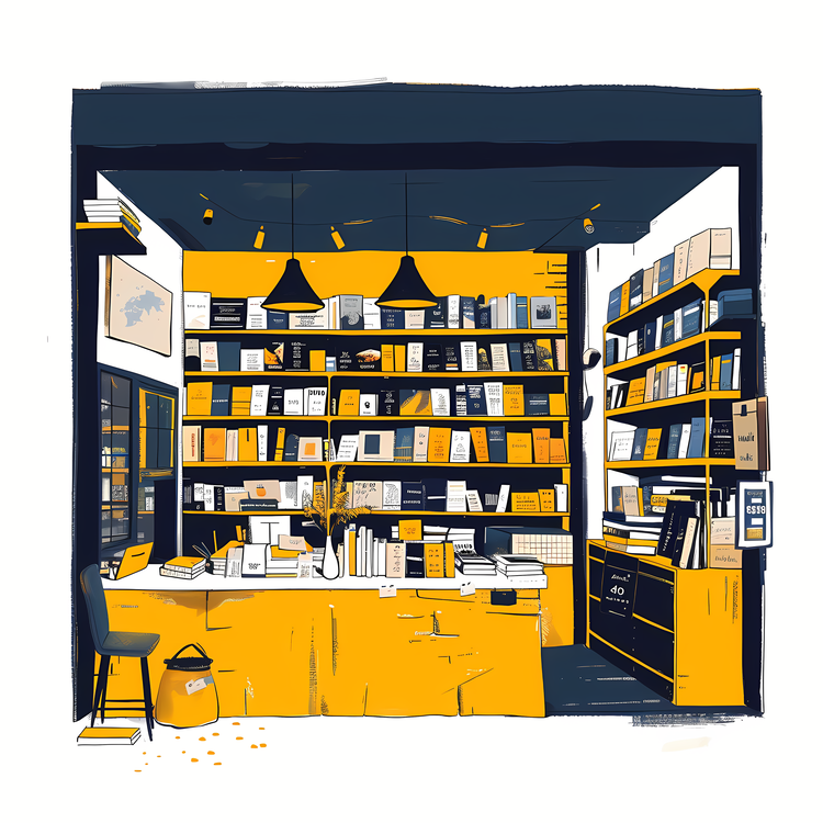 Bookstore,Yellow,Books