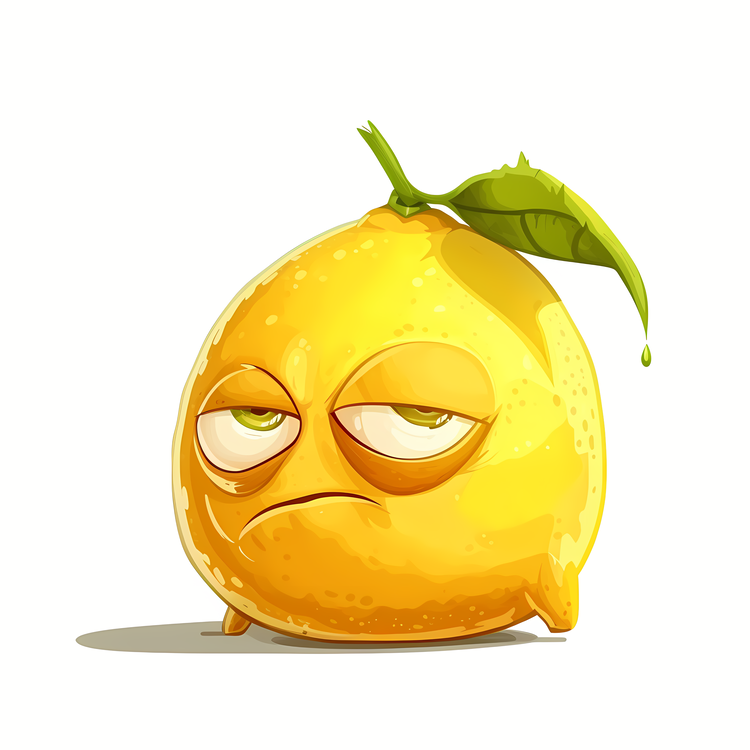 Cartoon Lemon,Lemon,Emotional