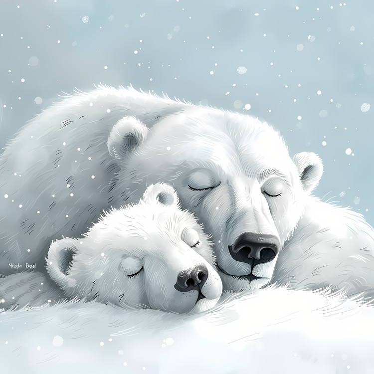 International Polar Bear Day,Polar Bear,Sleeping