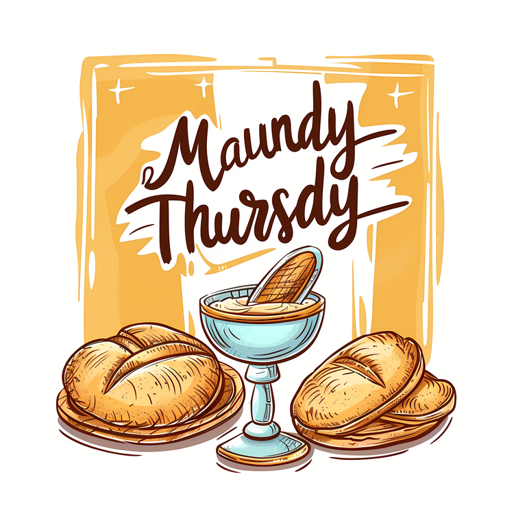 Maundy Thursday,Bread And Wine,Muffin