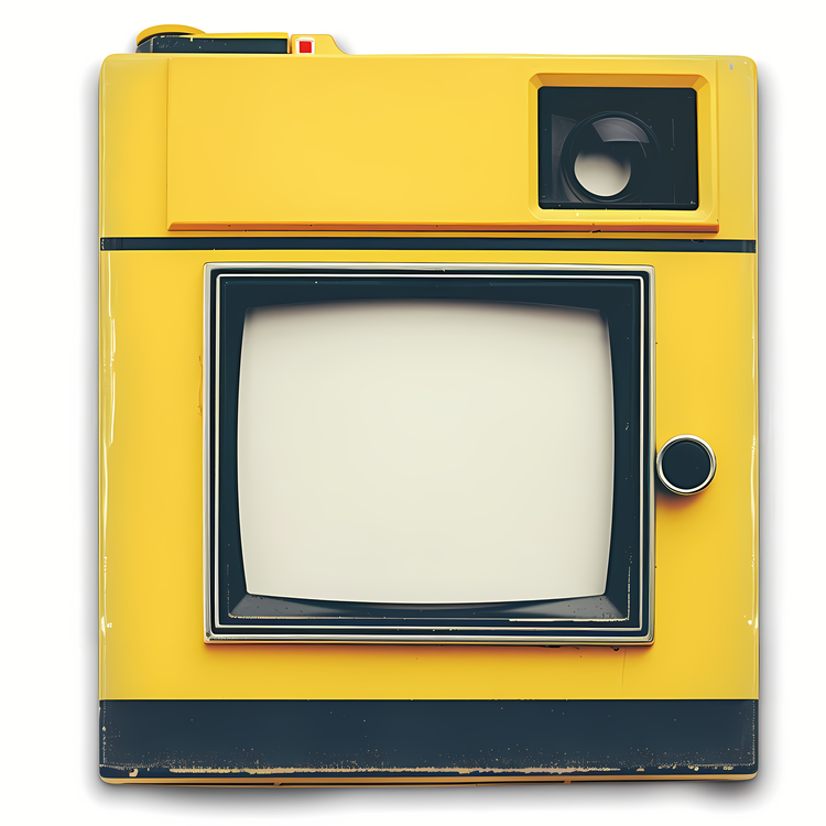 Polaroid Frame,Camera,Yellow