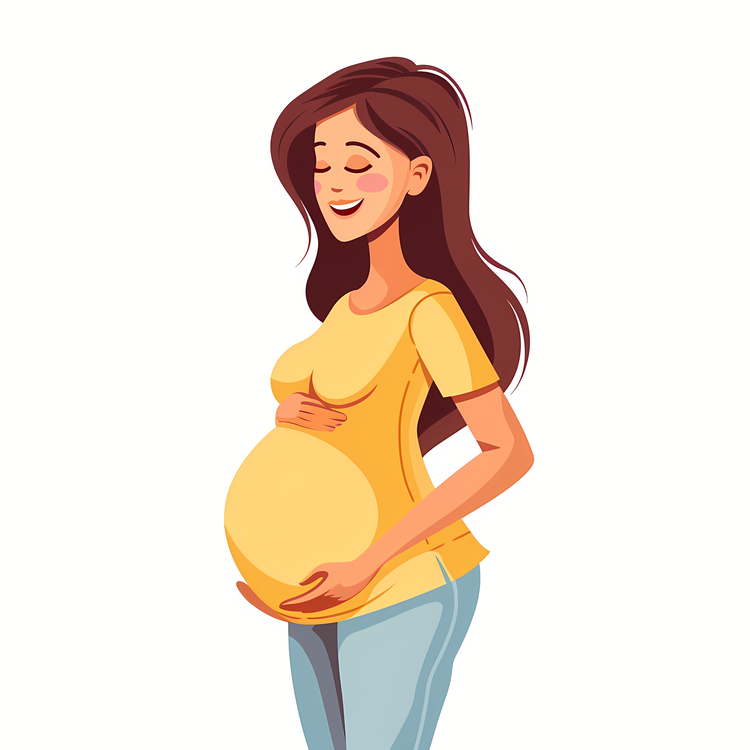 Cartoon Pregnant Woman,Pregnant Woman,Maternity