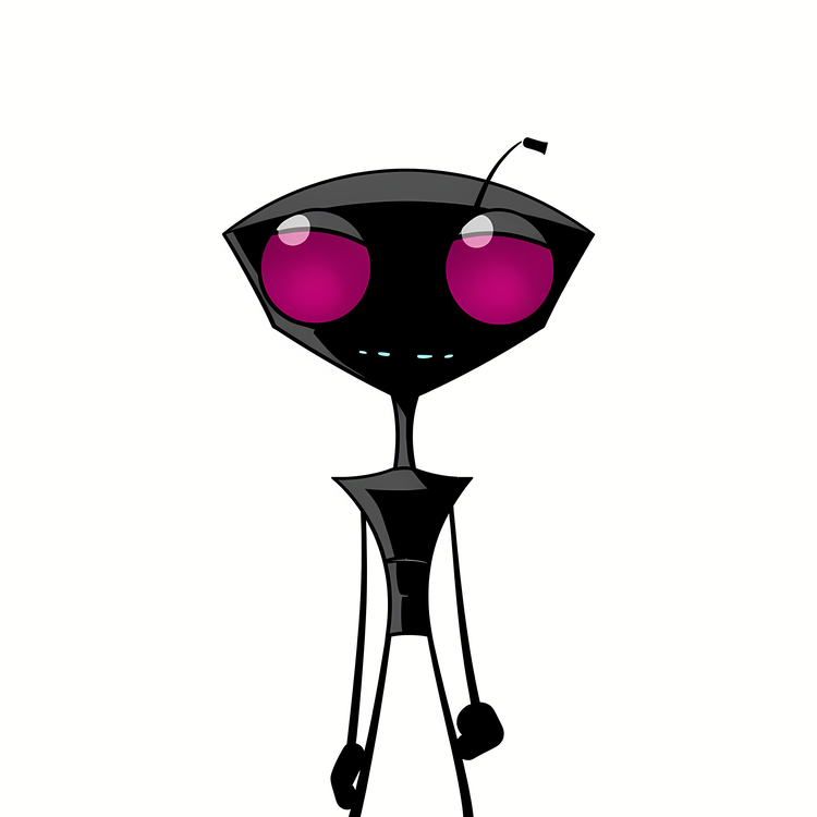 Invader,Alien,Cartoon Character