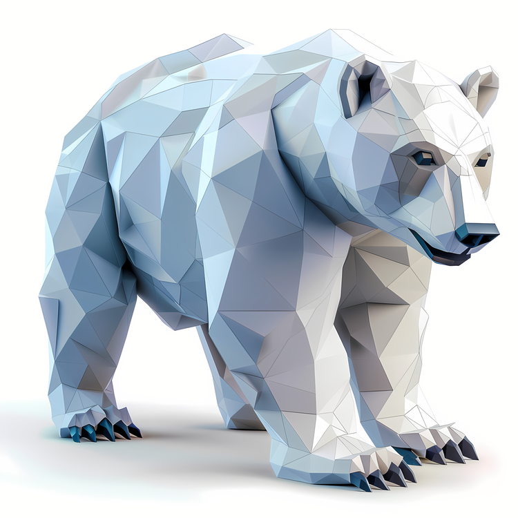 International Polar Bear Day,Polygonal,3d