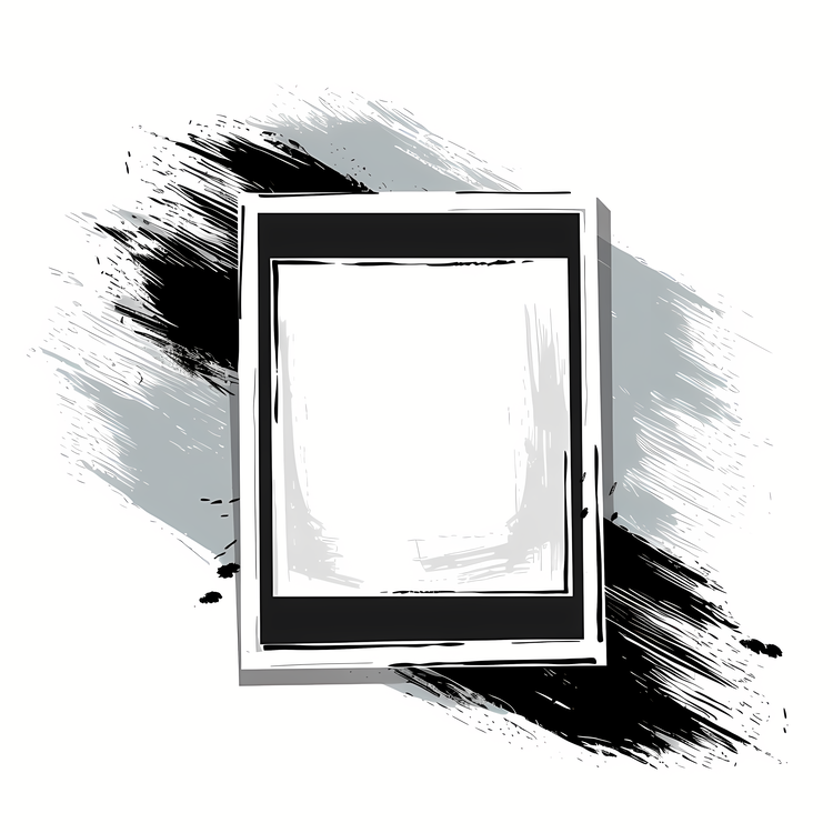 Polaroid Frame,Black And White,Photo Frame
