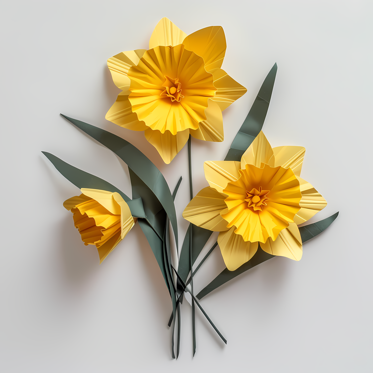 Daffodils,St Davids Day,Paper Flowers