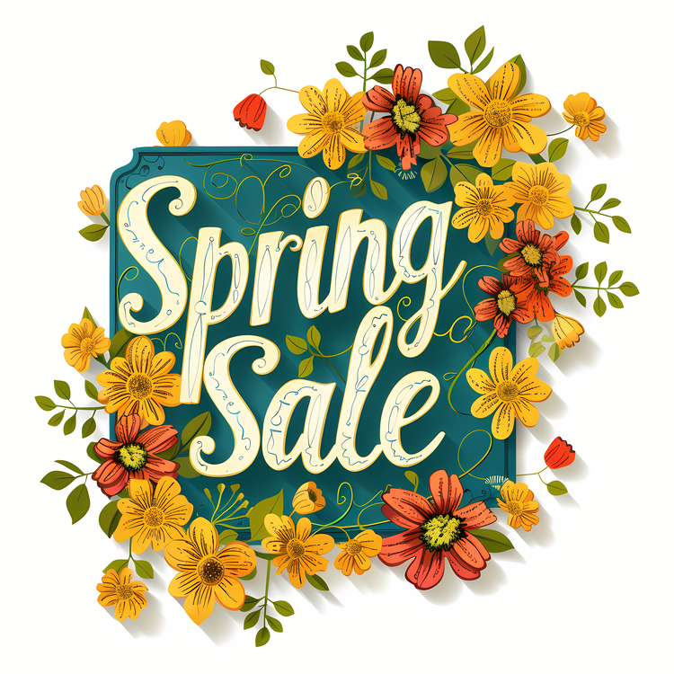 Spring Sale Pattern Design,Spring Sale,Flowers