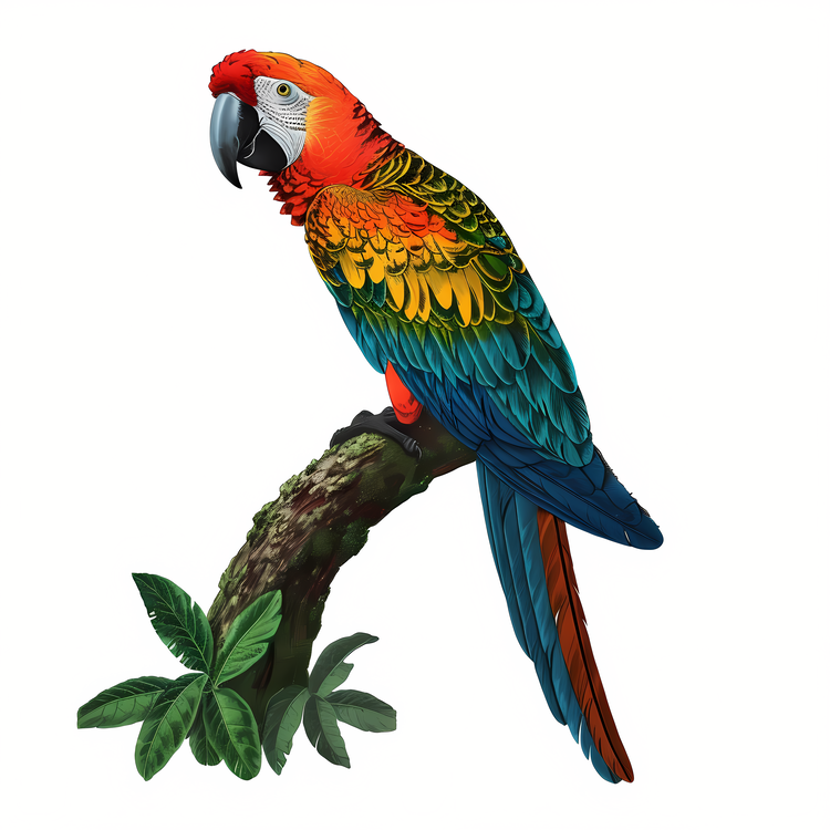 Macaw,Parrot,Colored