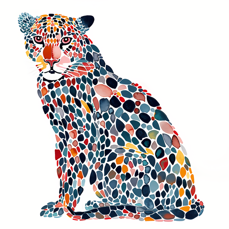 Abstract Leopard,Leopard,African Animal