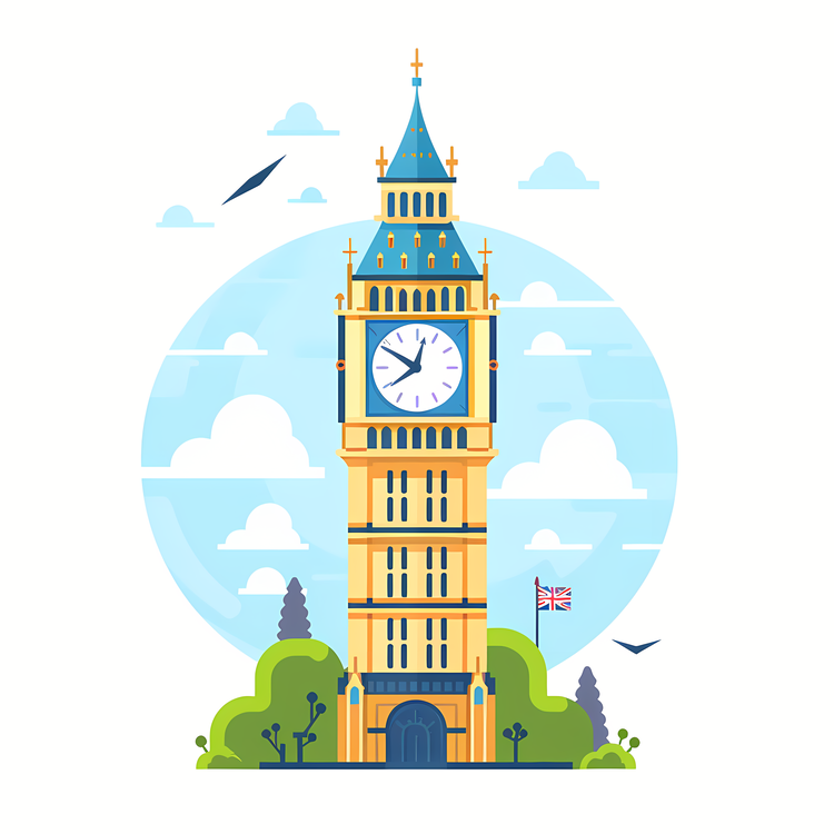 Big Ben,Clock Tower,London Landmark