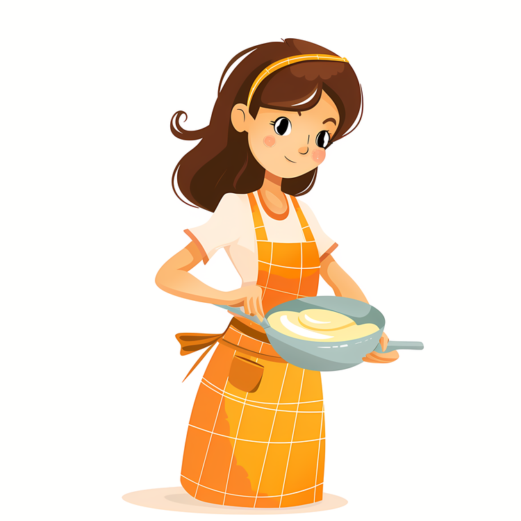Cartoon Cooking Woman,Cooking,Baking