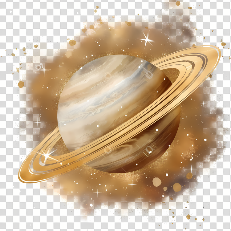 Saturn,Gold,Celestial Body
