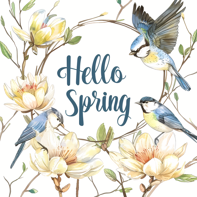 Hello Spring,Nature,Flowers