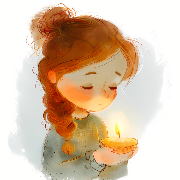 Candlelight Child,Candlelight,Woman