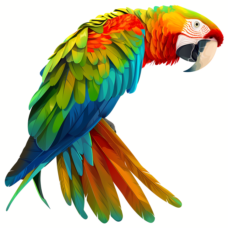 Macaw,Parrot,Multicolored