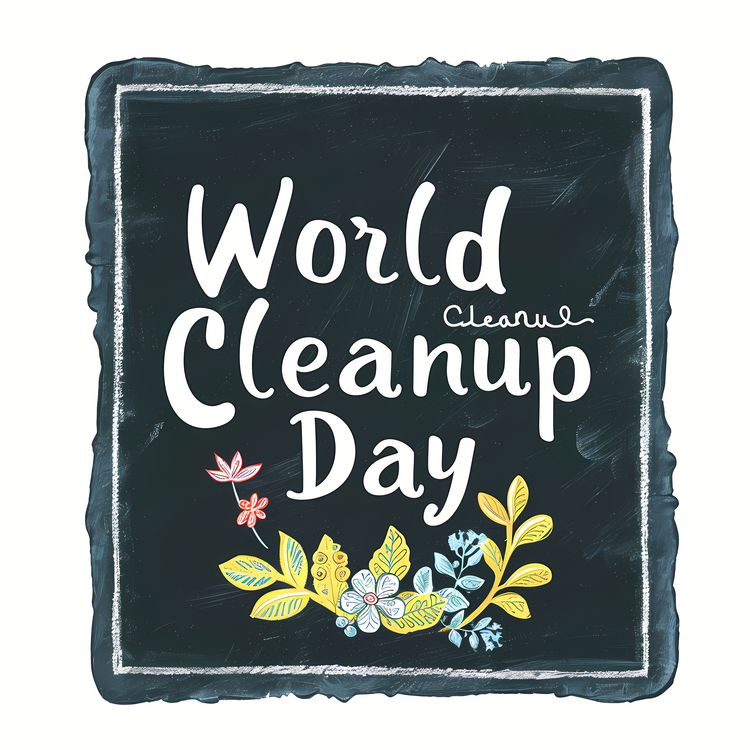 World Cleanup Day,Green,Flower
