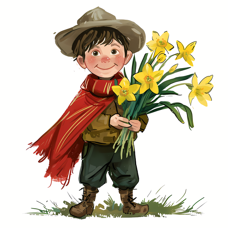 Daffodils,St Davids Day,Child