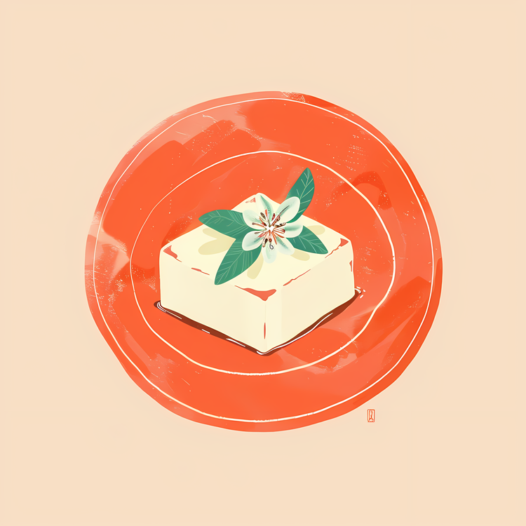 Stinky Tofu,Red Plate,Whipped Cream