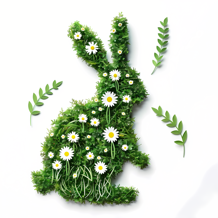 Rabbit,Grass,Moss