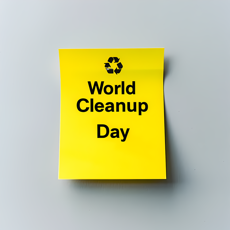 World Cleanup Day,Yellow,Sticky