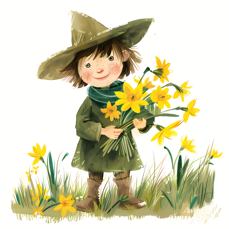 Daffodils,St Davids Day,Child