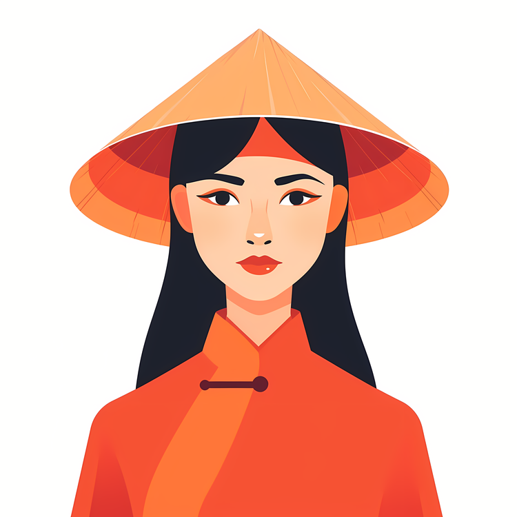 Vietnamese Girl,Vietnamese,Traditional