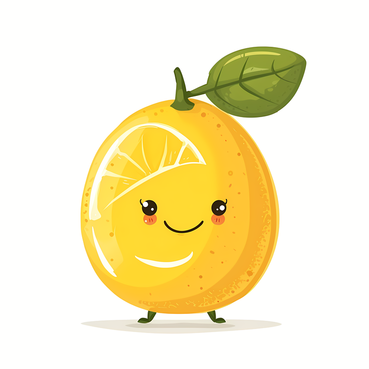 Cartoon Lemon,Cute Lemon,Lemon Face