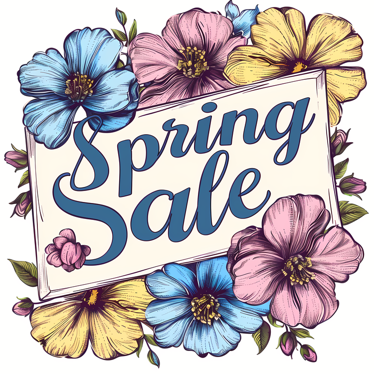 Spring Sale Pattern Design,Spring Sale,Floral Bouquet