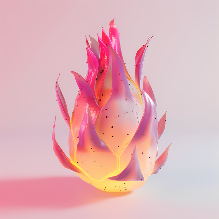 Dragon Fruit,Fire,Flame