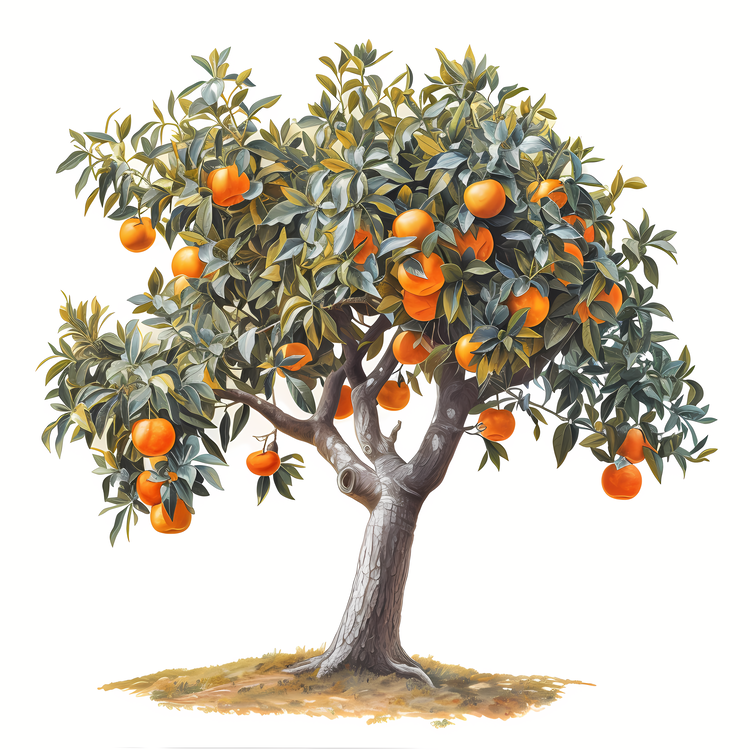 Architecture Tree,Tree,Oranges
